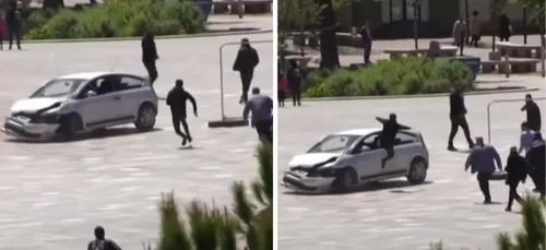 Il stoppe une voiture folle grâce à une technique d’art martial !