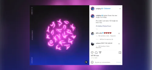 Coldplay est de retour ce vendredi avec son nouveau single !
