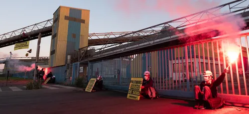 Des militants de Greenpeace bloquent un entrepôt de soja à...