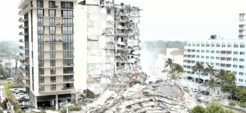 Effondrement d'un immeuble à Miami : 4 morts et 159 disparus