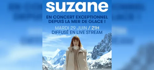 Suzane en concert depuis la Mer de Glace pour alerter sur le...