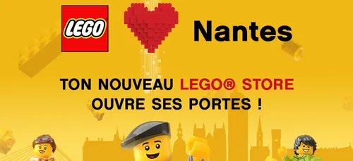 Nantes : ouverture d’un Lego store au centre commercial Atlantis