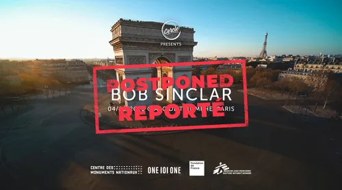 Le concert du DJ Bob Sinclar depuis l'Arc de Triomphe reporté