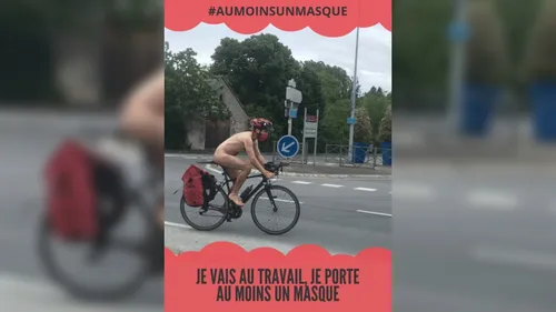 Insolite : des Tourangeaux posent nus pour promouvoir le port du...