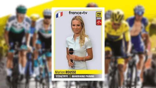 Marion Rousse, marraine de l’album Panini du Tour de France 2020