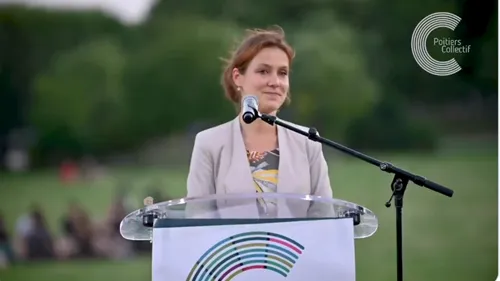 Léonore Moncond'huy première femme maire de Poitiers