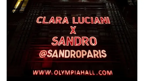 Clara Luciani : un concert en live avec la marque Sandro