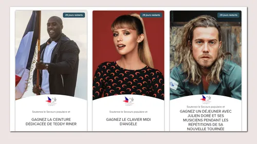 Julien Doré lance sa tombola pour les sinistrés de la tempête Alex