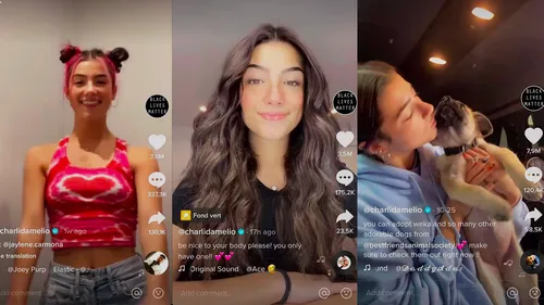 Charli d’Amelio, jeune star de TikTok dépasse les 100 millions...