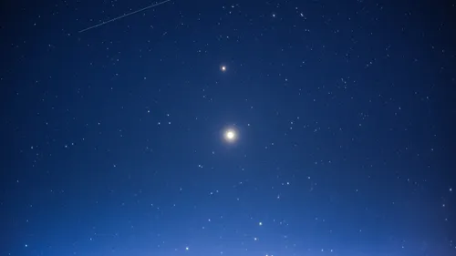 "La Grande conjonction" : un tête-à-tête entre Saturne et Jupiter à...