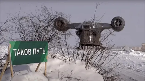 Des fans russes de Star Wars reproduisent un vaisseau du "Mandalorian"