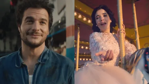 Amir et Indila vivent le grand amour en plein désert dans...