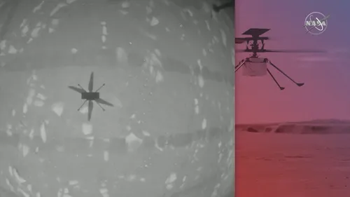 L'hélicoptère Ingenuity a volé sur Mars