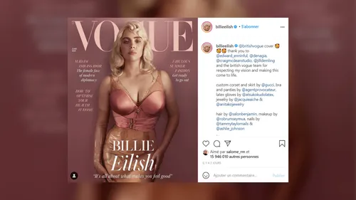 Billie Eilish explose un nouveau record sur Instagram