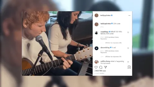 Ed Sheeran et Courteney Cox : futur duo ?