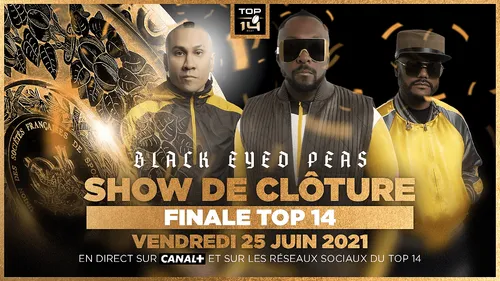 Top 14 : les Black Eyed Peas en concert à distance pour la soirée...