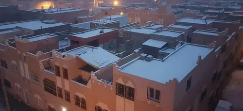 (Photos) Maroc: il a neigé à Ouarzazate!