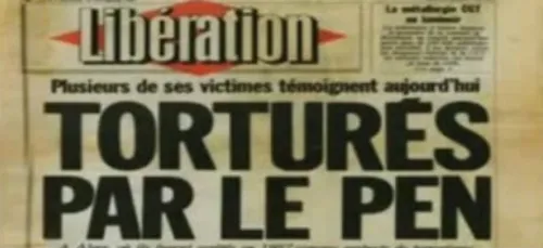 Jean-Marie le Pen persiste et signe sur la torture en Algérie