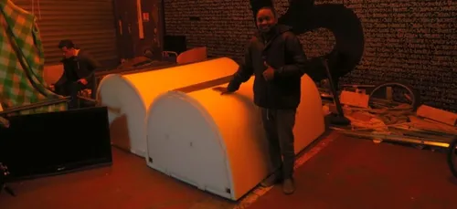 Coup de coeur: un ingénieux abri isotherme pour les SDF