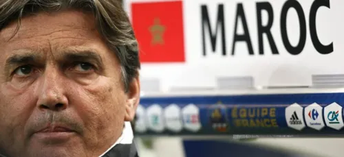 Henri Michel, sélectionneur de l'équipe de France, du Maroc et de...