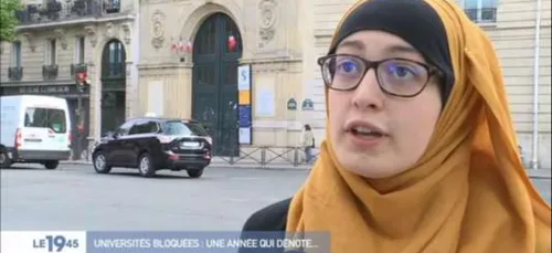 Maryam Pougetoux, prise pour cible en raison de son voile