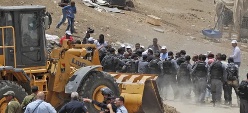 Affrontements dans un village en Cisjordanie qui doit être détruit...