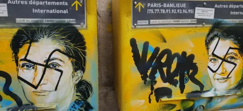 Des portraits de Simone Veil tagués de croix gammées à Paris !