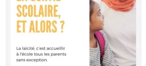 Une campagne de la FCPE avec une femme voilée fait polémique.