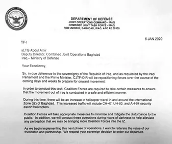 L'armée américaine annonce son retrait d'Irak... par erreur !