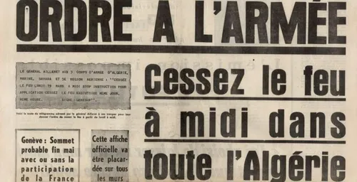 Les accords d’Evian, 58 ans après...