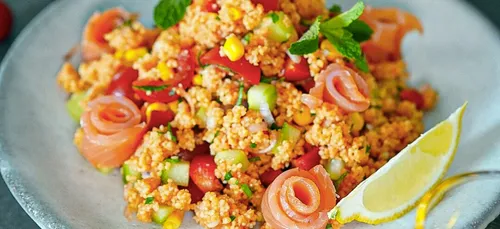 [RECETTE] Taboulé au saumon fumé et aux herbes fraîches