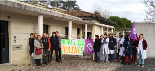 Les personnels de l’hôpital Charles Perrens de Bordeaux disent non...