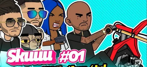 « Skuuu » : Jul, Booba, PNL réunis dans une série animée basée sur...
