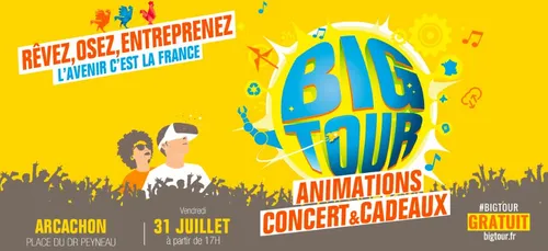 Le Big Tour Bpifrance débarque à Arcachon le 31 juillet