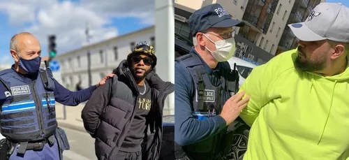 Kofs et Elams font le show avec la police avant la sortie de...