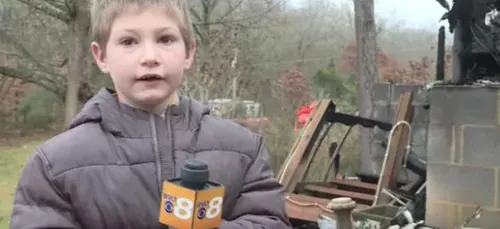 À seulement 7 ans, ce garçonnet sauve sa petite soeur de l’incendie...