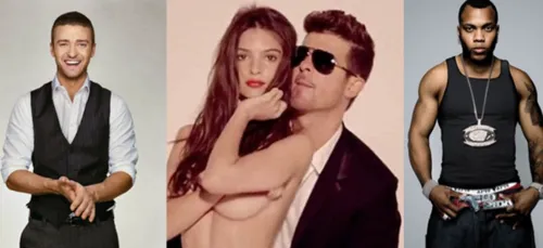 Justin Timberlake, Robin Thicke/T.I/Pharell ou Flo Rida ? Qui était...