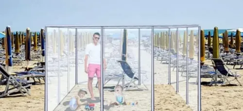 Bientôt des cabines en plexi­glas pour passer l’été à la plage ?...