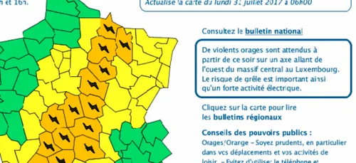 Alerte aux orages en Champagne-Ardenne