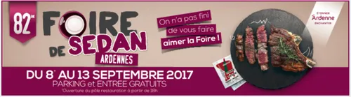 Gourmandise à la foire commerciale de Sedan