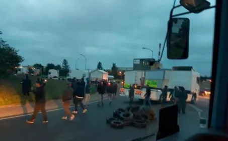 Les forains bloquent Epernay