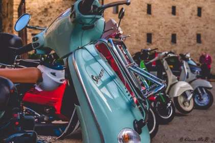 Sur ma Vespa dans les Ardennes