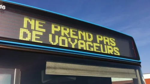 Les bus au point mort