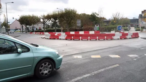 La sortie Reims-Cathédrale fermée