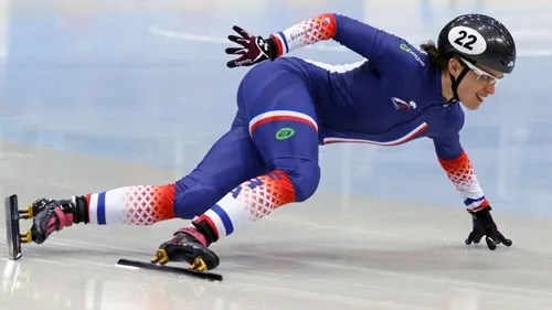 Véronique Pierron aux Jeux d'Hiver