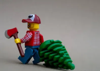 Il part chercher un sapin et passe la nuit dans les bois