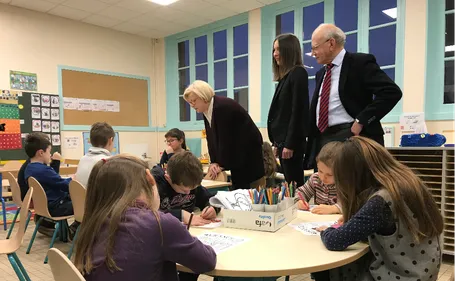 Une rentrée dans la nouvelle école de Lavannes