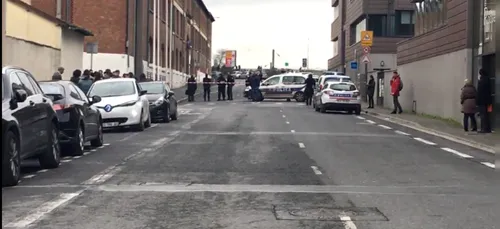 Reims Lycée Roosevelt : Dispositif levé