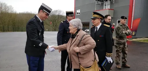 Inauguration du complexe militaire Acier à Charleville