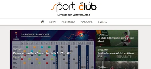 Sport club : Un site entièrement dédié aux sports rémois